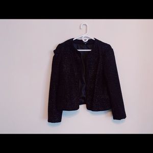 Saks Fifth Avenue Black sparkling blazer size 8